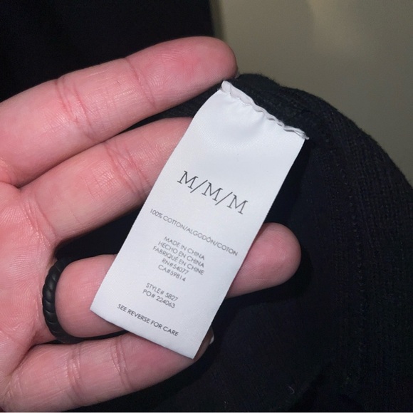 CAbi ATC Offhand Cardigan Style #5827 Black Long Sweater Medium - Picture 6 of 9